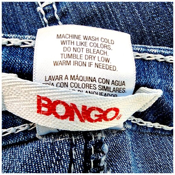 Bongo Vintage Jeans-SIZE 5 JUNIOR- Low Rise Flare Jeans Y2K - Picture 14 of 14